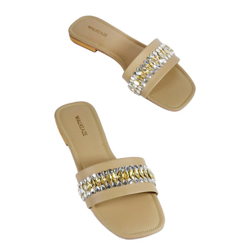 Women Formal Slippers - 40935S - Slippers - Walkeaze